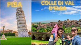 Pisa și Colle di Val d’Elsa: Aventură între Turnul Înclinat și Orașul Medieval | Italia Vlog 5