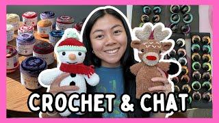 Crochet & Chat  New Winter Patterns, Huge Eye Haul, & Fun Old Footage / Studio Vlog