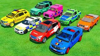 TRANSPORTING DACIA, FORD, BMW, VOLKSWAGEN, RANGE ROVER DEPARTMENT WITH MAN TRUCKS! FS22