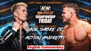 FULL MATCH! Zack Sabre Jr. vs Action Andretti｜NJPW WORLD TV CHAMPIONSHIP MATCH｜#AEWRampage 6/2/23