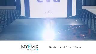 20kW 15mm Mild Steel Technology series: MyEMIX Fiber laser cutting | Eagle Lasers