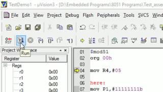 Keil uVision Tutorial on How To Create and Run Assembly & C Programs