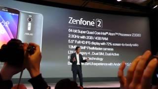 Asus Zenfone 2 and Zenfone Zoom @ CES 2015