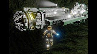 Космический лифт к центру земли в Space Engineers, серия #6