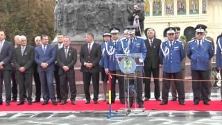 Ceremonie acordare Drapel de Luptă Inspectoratul Județean de Jandarmi Vrancea