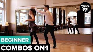 Right Turns with Cross Body Leads - Beginner Salsa Patterns On1 | TheDanceDojo.com