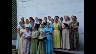 Chambersburg Pa.Mennonite Youth Girls Sing "Calling My Children Home"