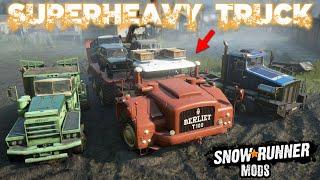 Berliet T100 - the Largest Truck in SnowRunner [MODS]