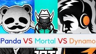 Dynamo vs Panda vs Mortal PUBG Gameplay!! Who is The Best?