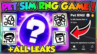 PET RNG RELEASE DATE!? (NEW PET SIM. GAME) +ALL LEAKS!! (Roblox)