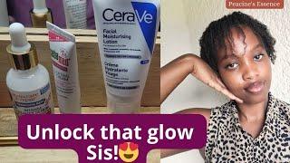 Morning SKINCARE ROUTINE FOR COMBINATION ACNE PRONE SKIN | Best Glow Products in Rwanda