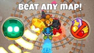 HOW TO BEAT almost EVERY MAP IN BTD6 (chimps/impoppable) (EASIEST STRATEGY EVER)