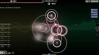 Osu! My Ordinary Life [Insane] 4.73 (S rank 97.66%).