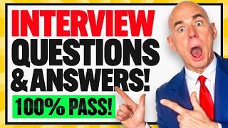 17 JOB INTERVIEW QUESTIONS & ANSWERS! (How to PASS a Job Interview!) 100% PASS GUARANTEED!