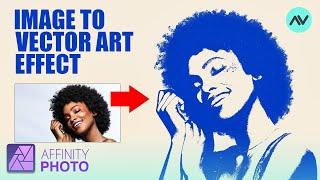 Unlock Any Photo To Multiple Style of Vector Art Photo Effects in Affinity Photo