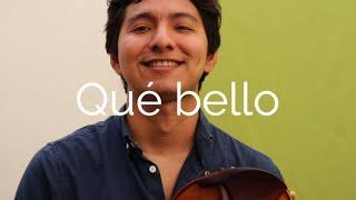 Qué bello | Karaoke (Violin Cover)