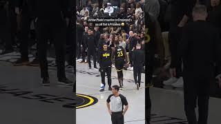 Check out Jordan Poole’s reaction to Draymond Green and refs  #shorts