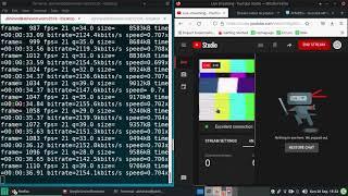 Live Stream to YouTube using FFMPEG & Looping the video