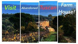 Abandoned 1800s Tuscan Farmhouse: Pre-Renovation Tour With My Dogs | BradsWorld.It