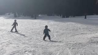 February 2016 Nathan and Nolan skiing mammoth