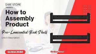 Amazon Book Shelf Assembly DIY- Dime Store Best Seller Product