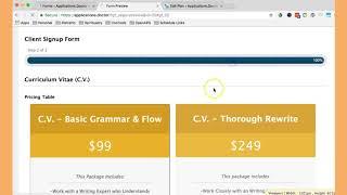 Using Pricing Tables in Gravity Forms Checkout for WordPress