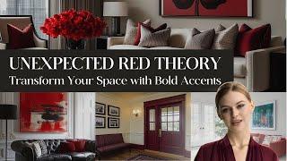 The Unexpected Red Trend Explained | How to Use Red in Interior Design