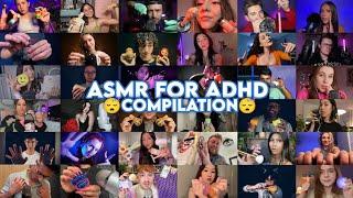 ASMR  50 Asmrtist in 5 Minutes | ASMR For ADHD (Compilation)