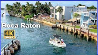 【4K】WALK Boca RATON Florida USA Travel vlog FL 4k video