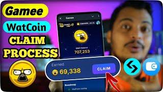 Gamee Wat Coin Airdrop Claim Process || Wat Coin Withdrawal Process|| Claim for Moon Club Members