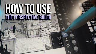 How to use the perspective ruler | Clip Studio Paint