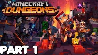 Long Time Minecraft Player Tries Minecraft Dungeons Part 1