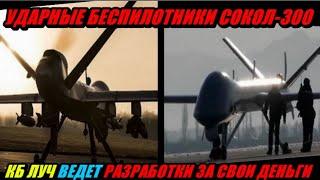 УДАРНЫЙ БЕСПИЛОТНИК СОКОЛ-300.Украинское КБ ЛУЧ ведет разработки за свои деньги! БПЛА