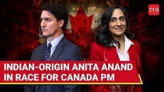 Trudeau Out, Indian-origin Canada PM In? Liberal Anita Anand Joins Race | Meet Frontrunners