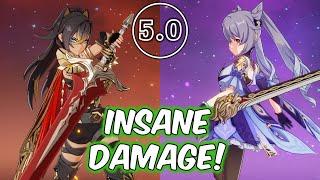 Dehya Sayu & Keqing | Spiral Abyss 5.0 Floor 12 | Full Star Clear