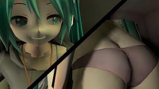 Hatsune Miku Fart Torture | Girl Farting Animation