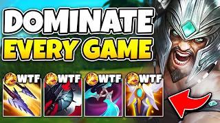 How to dominate EVERY SINGLE GAME with Tryndamere jungle... (THIS IS STUPID OP)