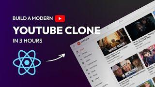 Create YouTube Clone Using React JS | Build Complete Website Like YouTube In React JS 2024