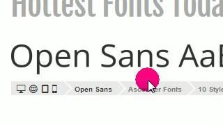 Use free fonts for Commercial use by Font Squirrel website