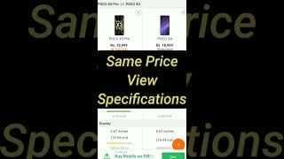 Poco x4 vs Poco x3 pro || price || specification || full comparison || POCO X4 #shorts #ytshorts