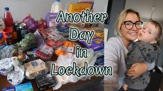 SOLO PARENTING IN LOCKDOWN + FAMILY FOOD SHOP VLOG | ellie polly