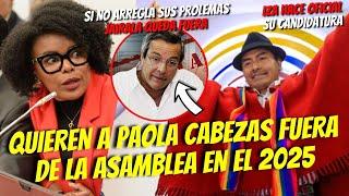 CABEZAS FUERA DE LA ASAMBLEA PARA EL 2025 / JAIRALA CON UN PIE FUERA / IZA IZA COMIENZA LA PALIZA