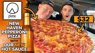 Eating The Best New Haven Pizza Outside Of New Haven...with OUR BRAND NEW HOT SAUCE?! ️