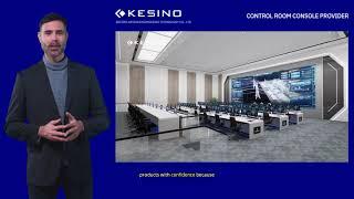 Smart Control Room Console by KESINO | Custom Dispatch Desk Solutions