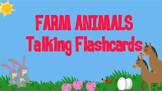 Farm Animals Talking flashcards