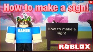 How to add text to a part in Roblox Studio {2020}