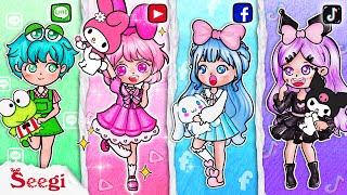 SANRIO Cosplay Social Media Trends: Kuromi, My Melody, Cinnamoroll & Keroppi | Seegi Channel