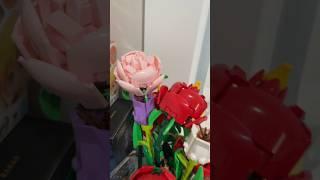 Let’s build a rose flower #tiktok #unboxing #asmr #lego #shorts #kawaii #flowers #diy