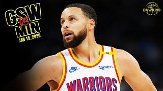 Golden State Warriors Full Team Highlights vs Timberwolves | Jan 15, 2025  | FreeDawkins