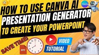 How to use Canva AI Presentation Generator